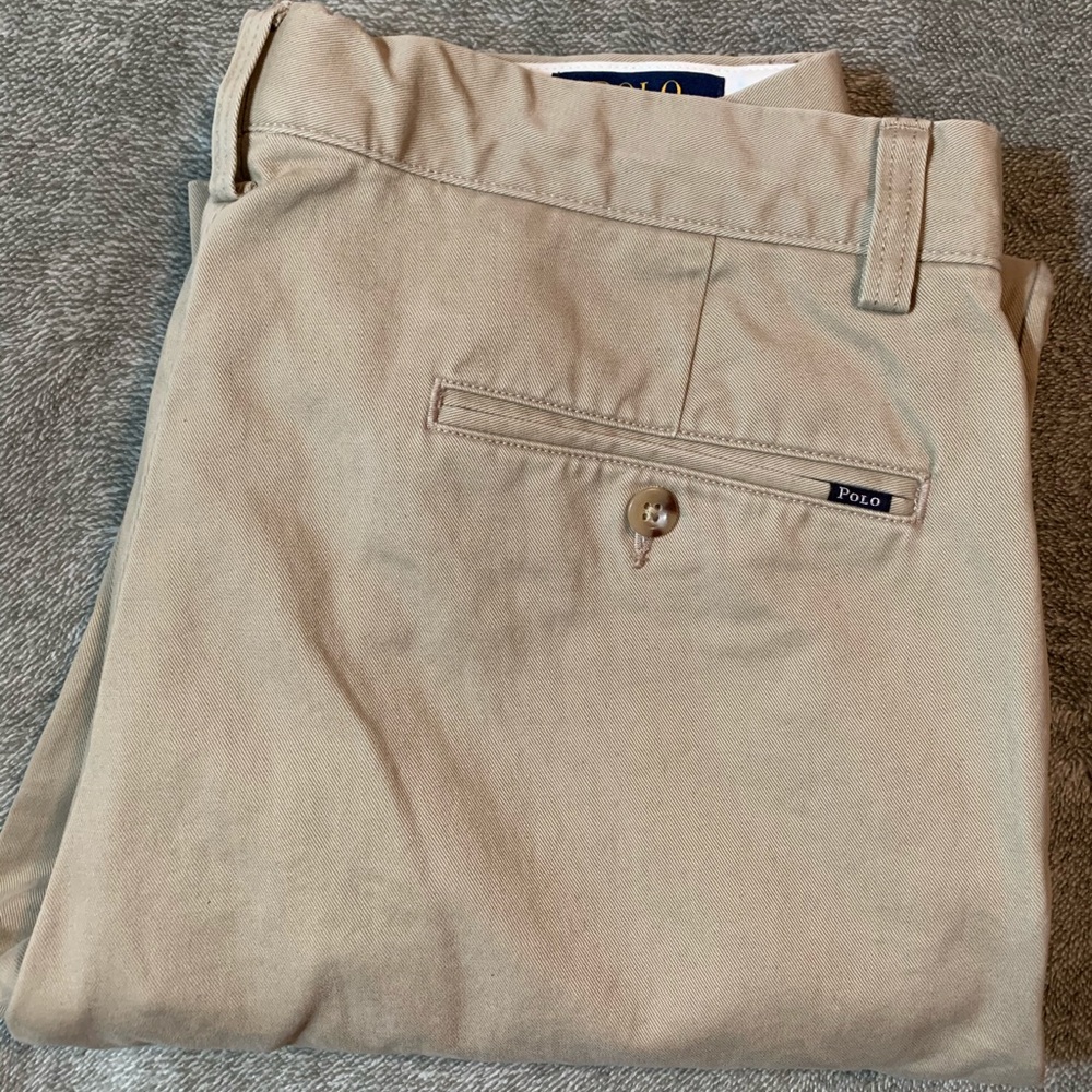 Ralph Lauren Slim Fit Chinos Khaki Sz 32x32